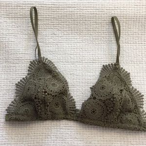 Urban outfitters out from under bralette green M